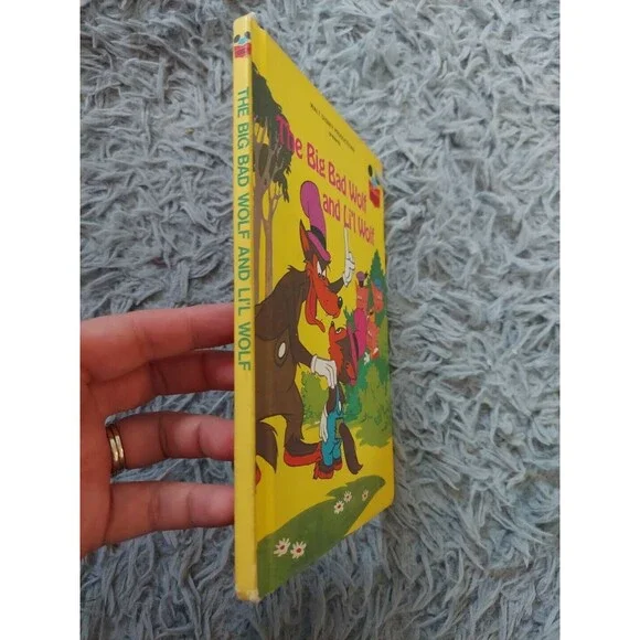 Vintage The Big Bad Wolf and Li'l Wolf Book Disney's Wonderful World of Reading - Picture 3 of 10